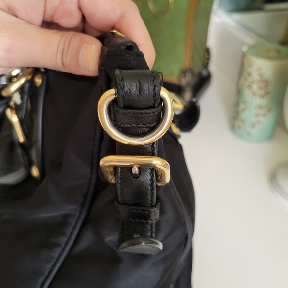 Prada Tessuto Nylon Jacquard Logo Tote Black - Picture 13 of 16